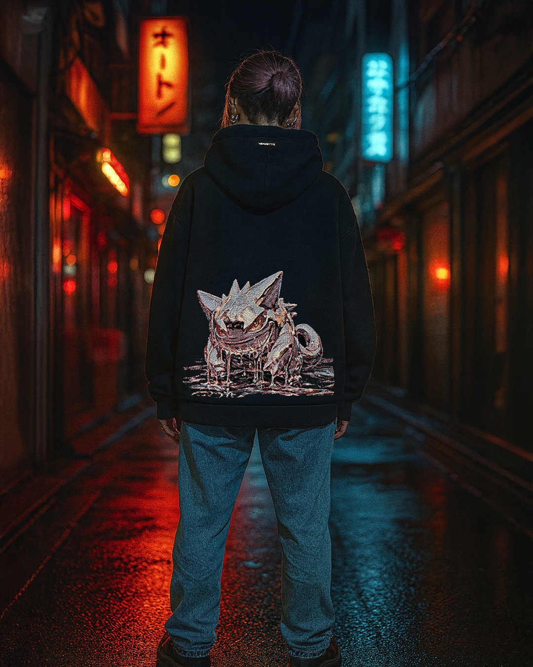 Chrome Monster - Embroidered Tapestry Hoodie - Limited Edition