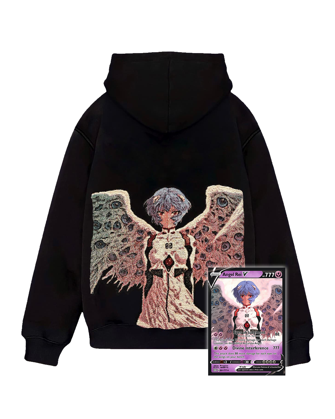 Angel - Embroidered Tapestry Hoodie - Limited Edition