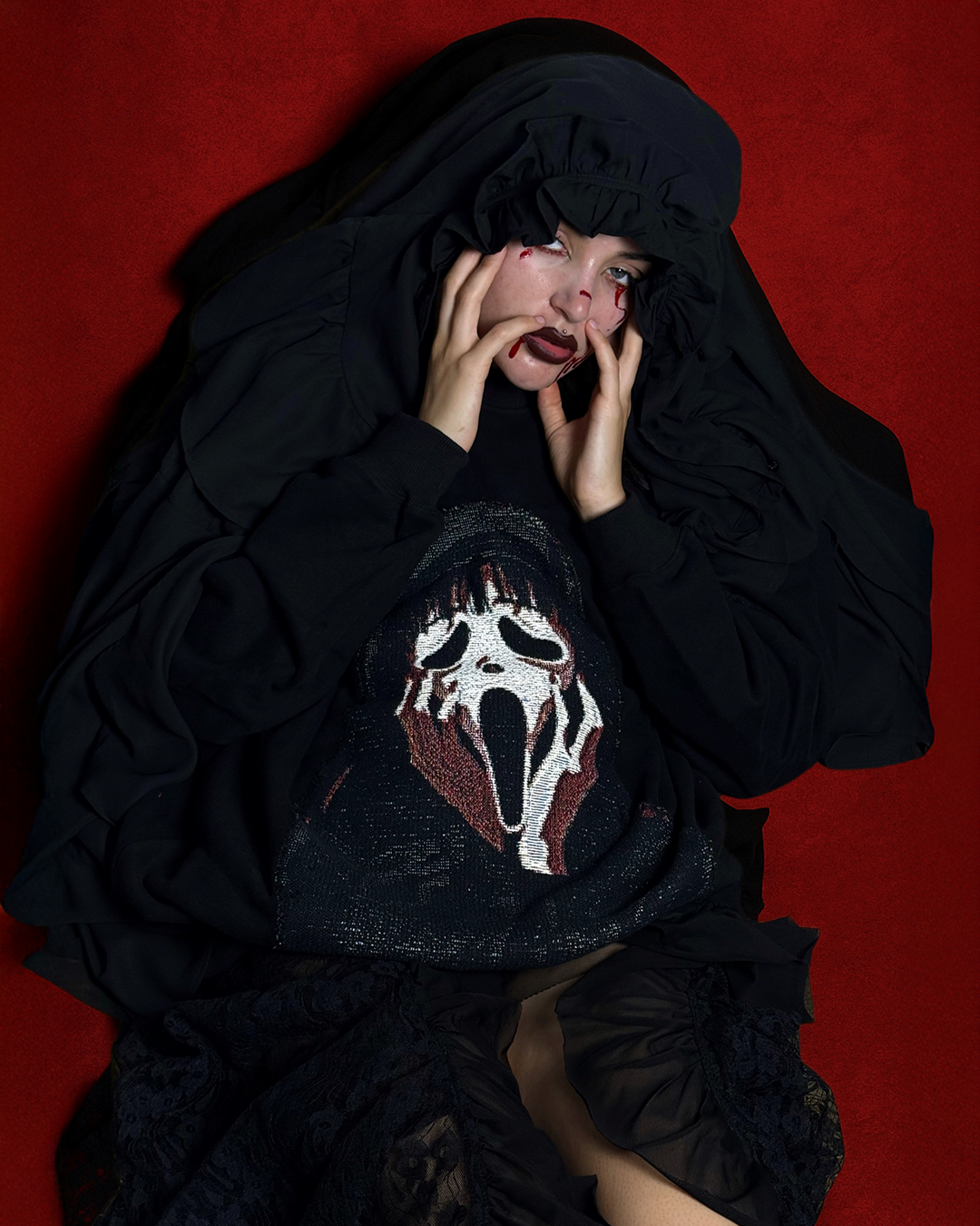 Killerface - Embroidered Tapestry Hoodie - Limited Edition