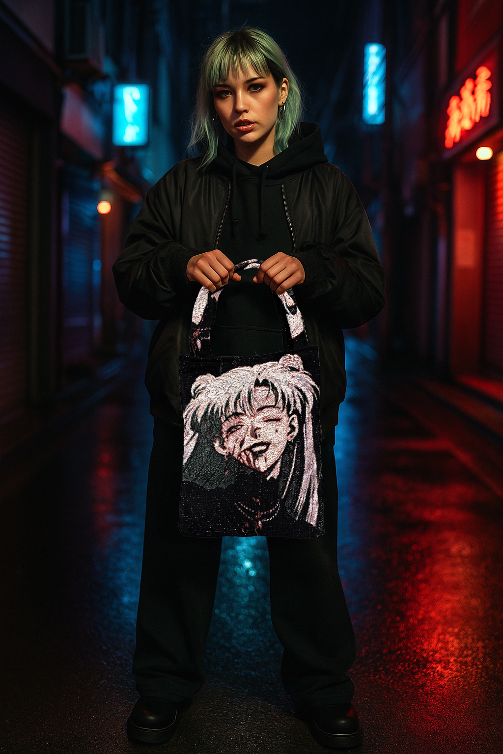 Nadia Vampire - All Over Print Tapestry Tote Bag - Limited Edition