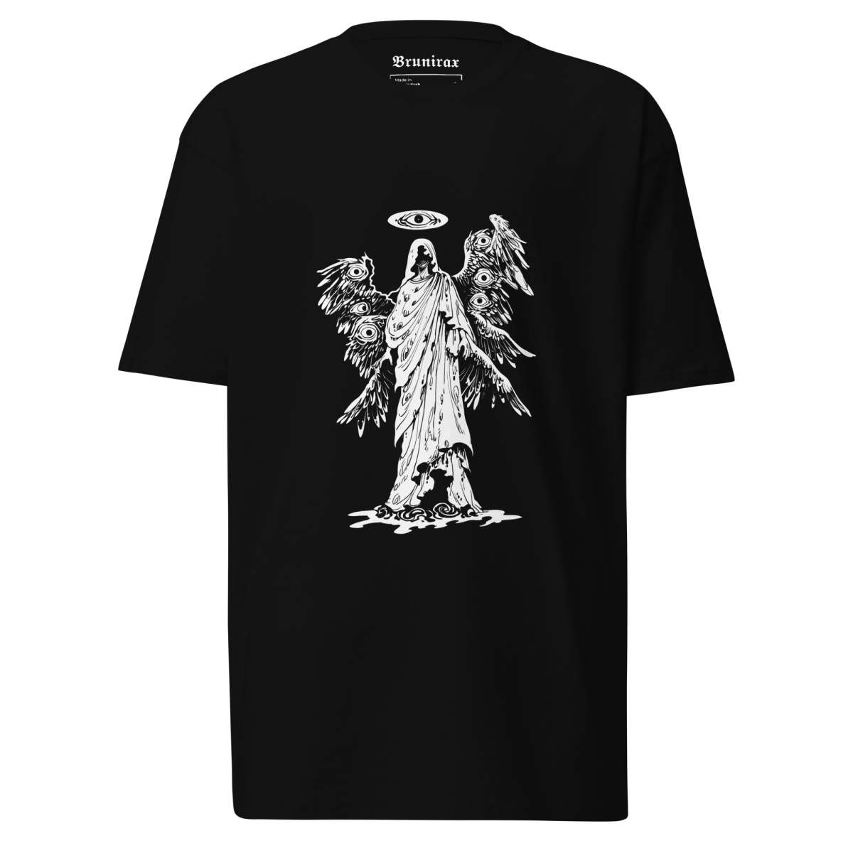 Biblical Angel 2 Premium Heavyweight 220g T Shirt Brunirax Shop