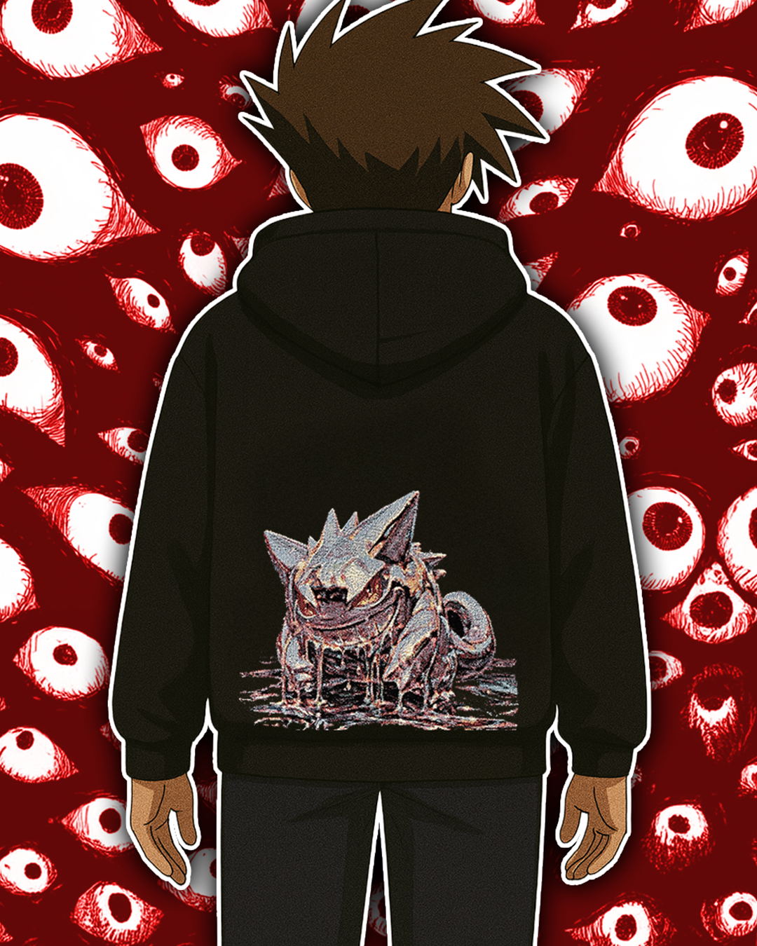 Chrome Monster - Embroidered Tapestry Hoodie - Limited Edition