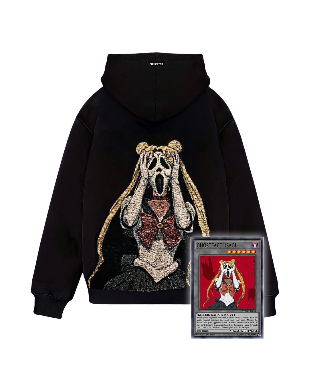 Killerface 2 - Embroidered Tapestry Hoodie - Limited Edition