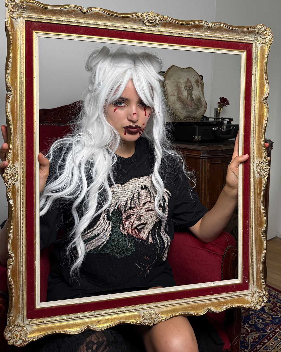 Chrome Monster - Embroidered Tapestry Tee - Limited Edition