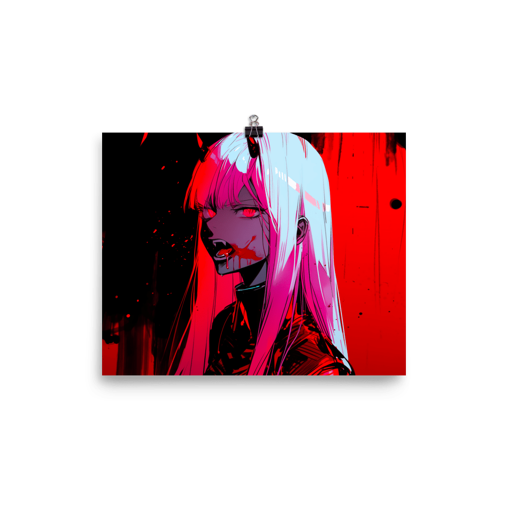 Vampire Pink Lady - Poster - Brunirax Shop