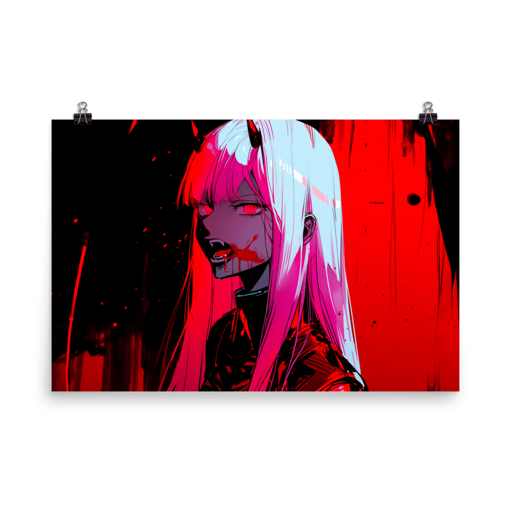 Vampire Pink Lady - Poster - Brunirax Shop