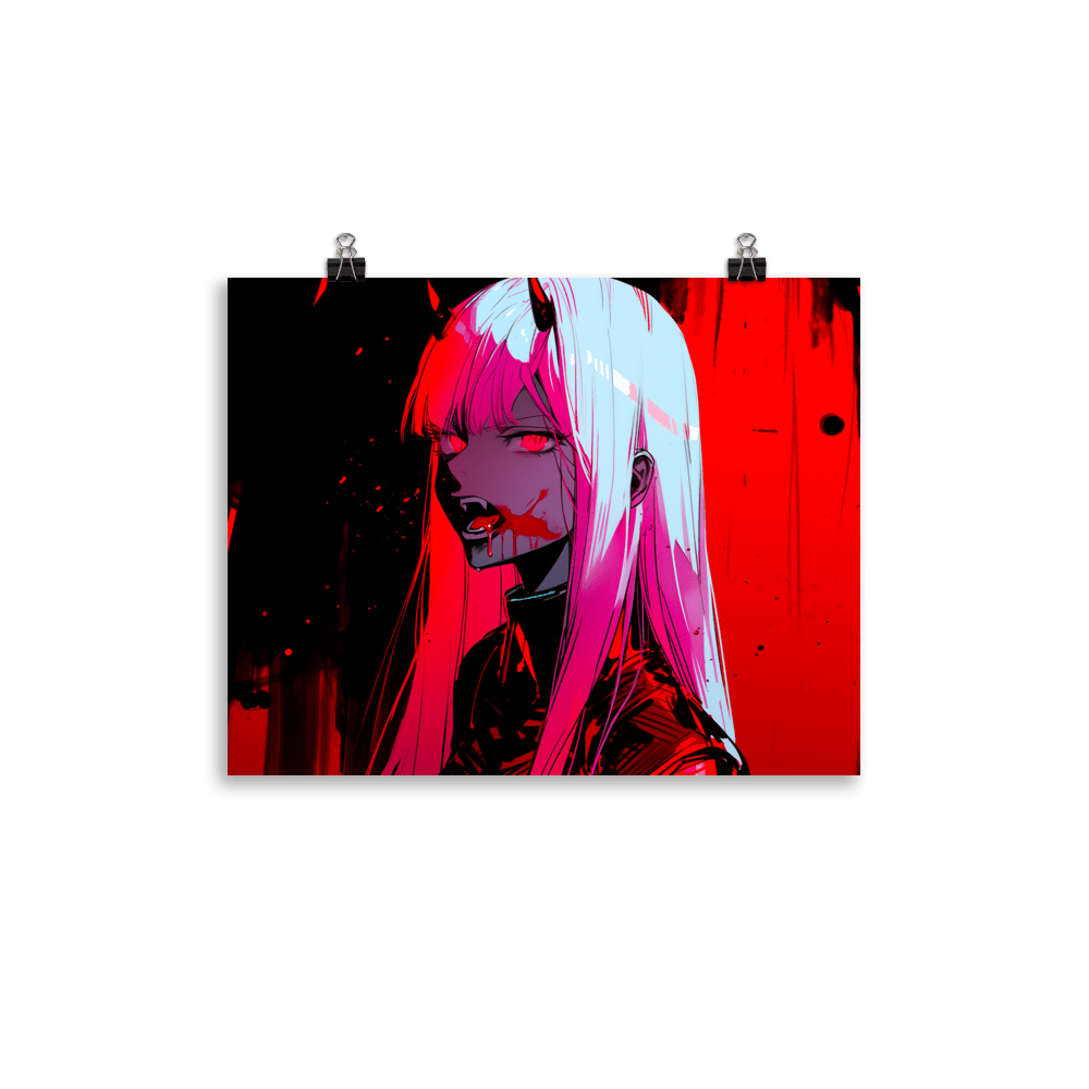 Vampire Pink Lady - Poster - Brunirax Shop