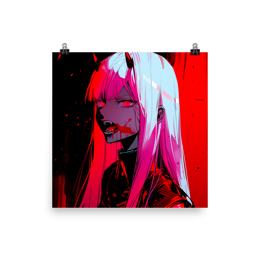 Vampire Pink Lady - Poster - Brunirax Shop