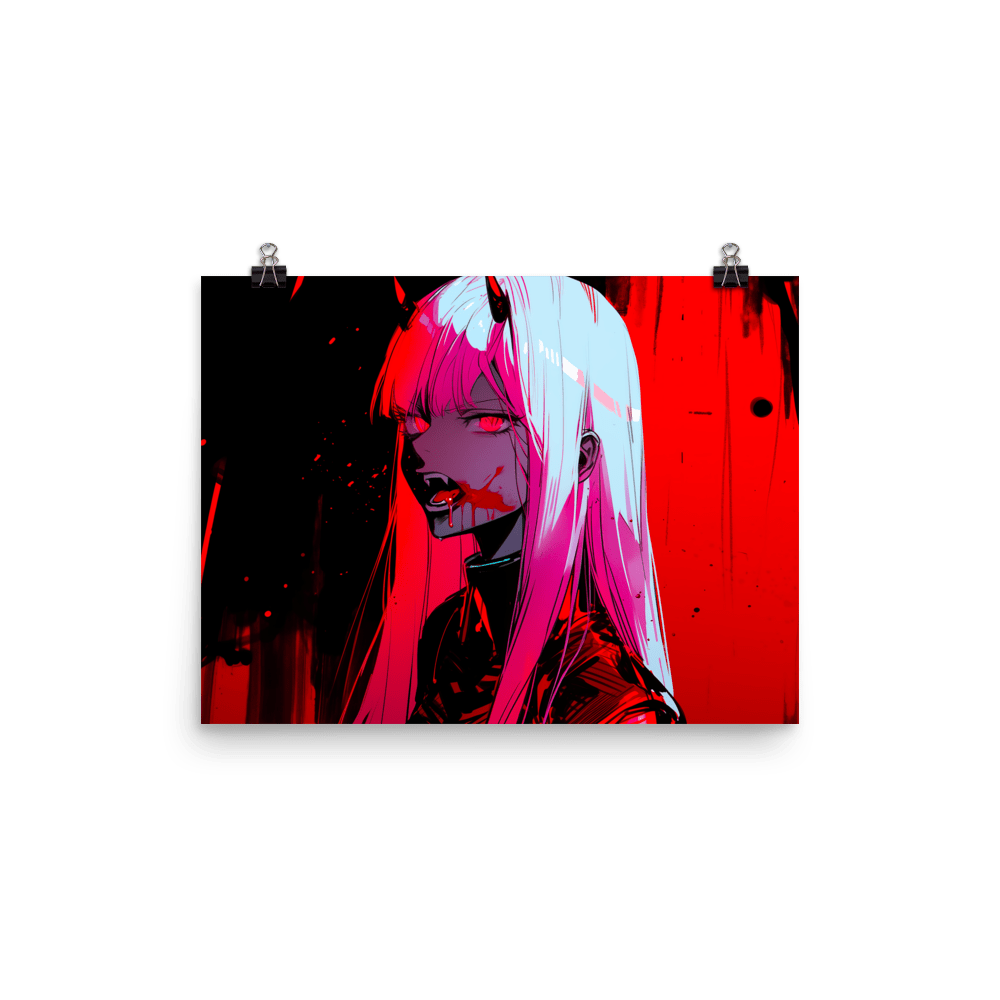Vampire Pink Lady - Poster - Brunirax Shop