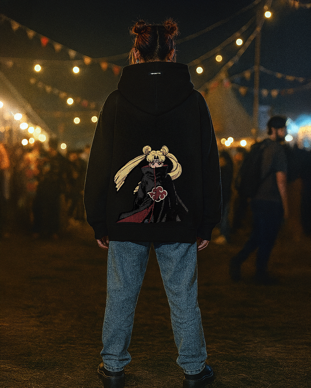 Dawn Waifu - Embroidered Tapestry Hoodie - Limited Edition