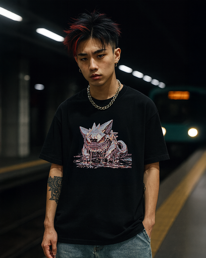 Chrome Monster - Embroidered Tapestry Tee - Limited Edition