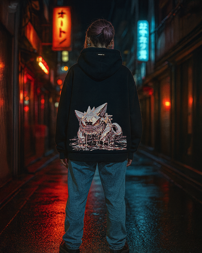 Chrome Monster  - Embroidered Tapestry Hoodie - Limited Edition