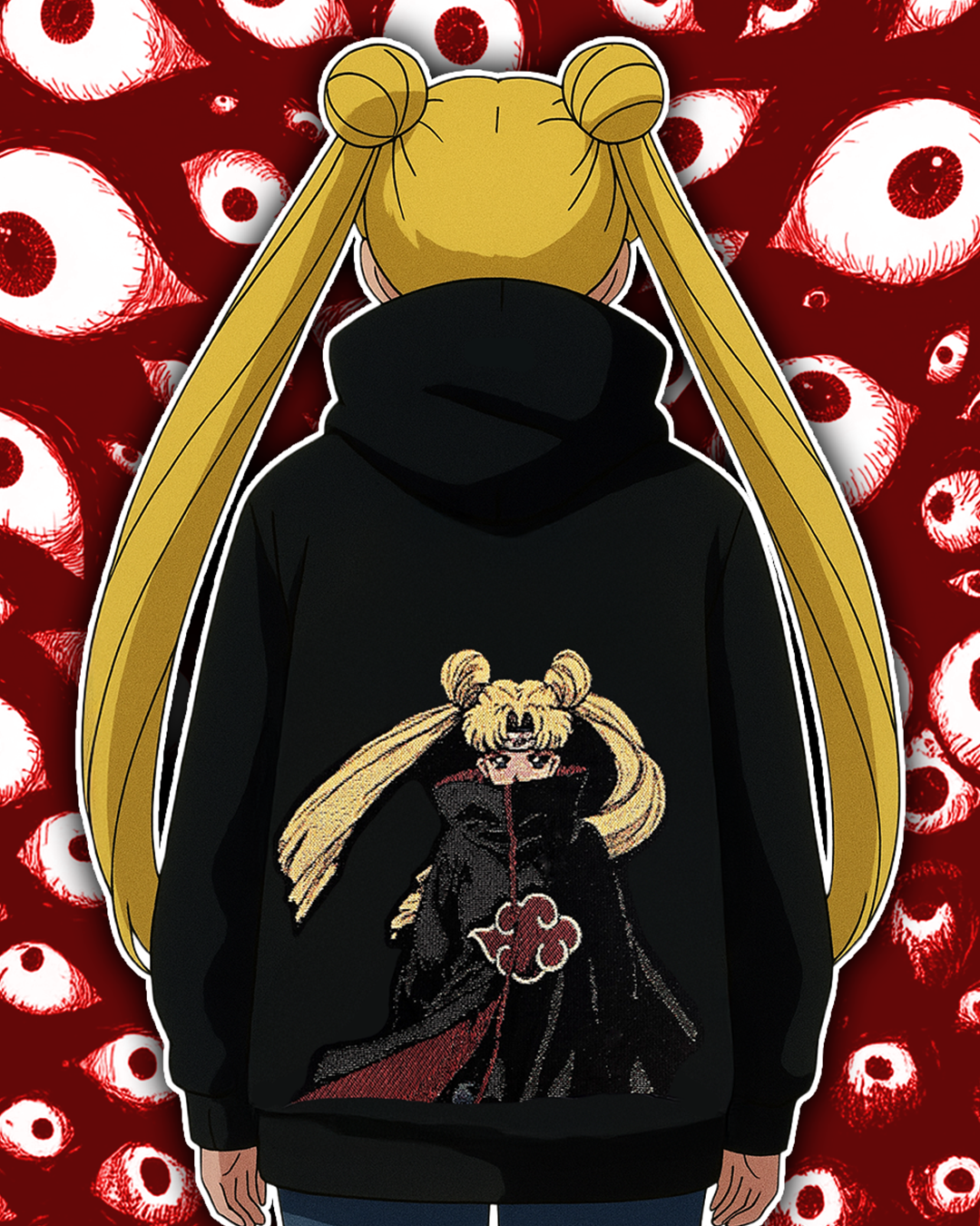 Dawn Waifu - Embroidered Tapestry Hoodie - Limited Edition