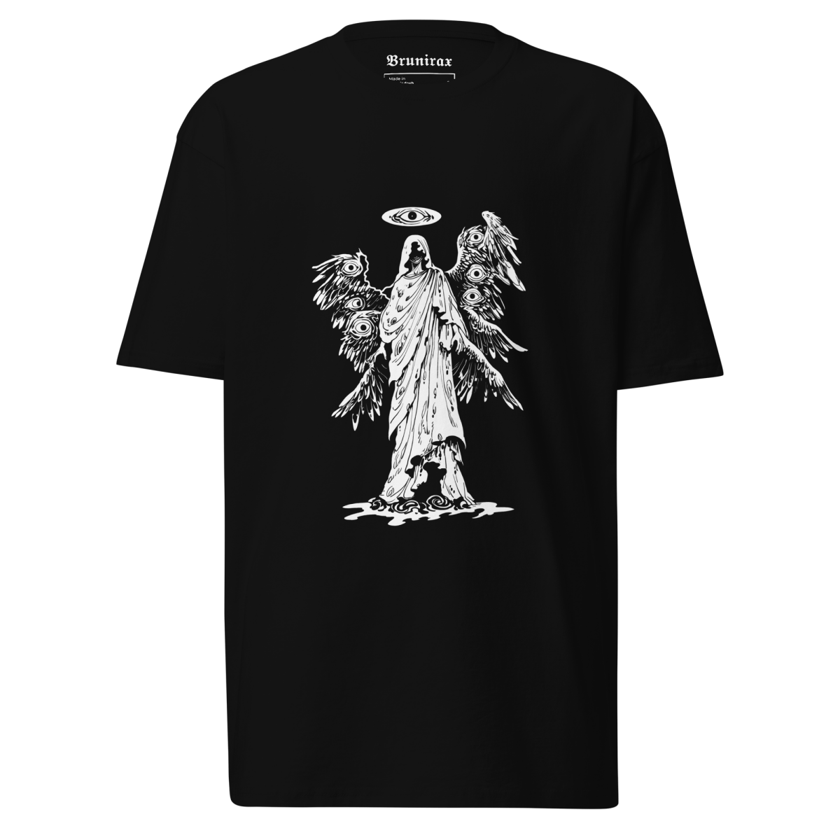 Biblical Angel 2 - Premium Heavyweight 220g T-Shirt - Brunirax Shop