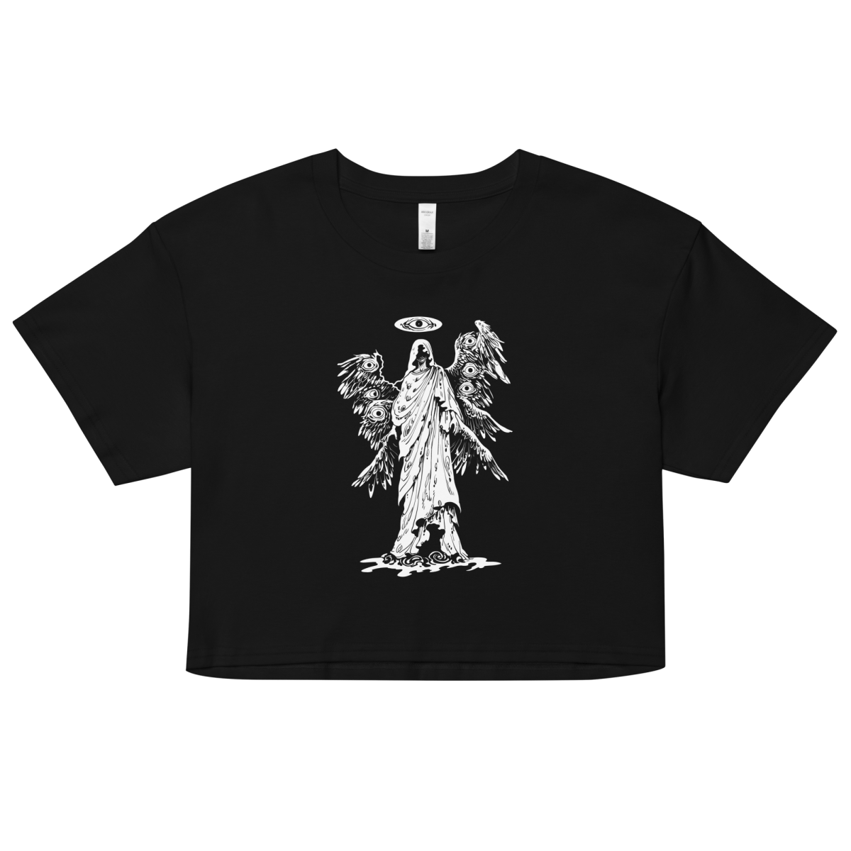 Biblical Angel 2 - Relaxed Fit Heavy Weight - Crop Top - Brunirax Shopcrop top