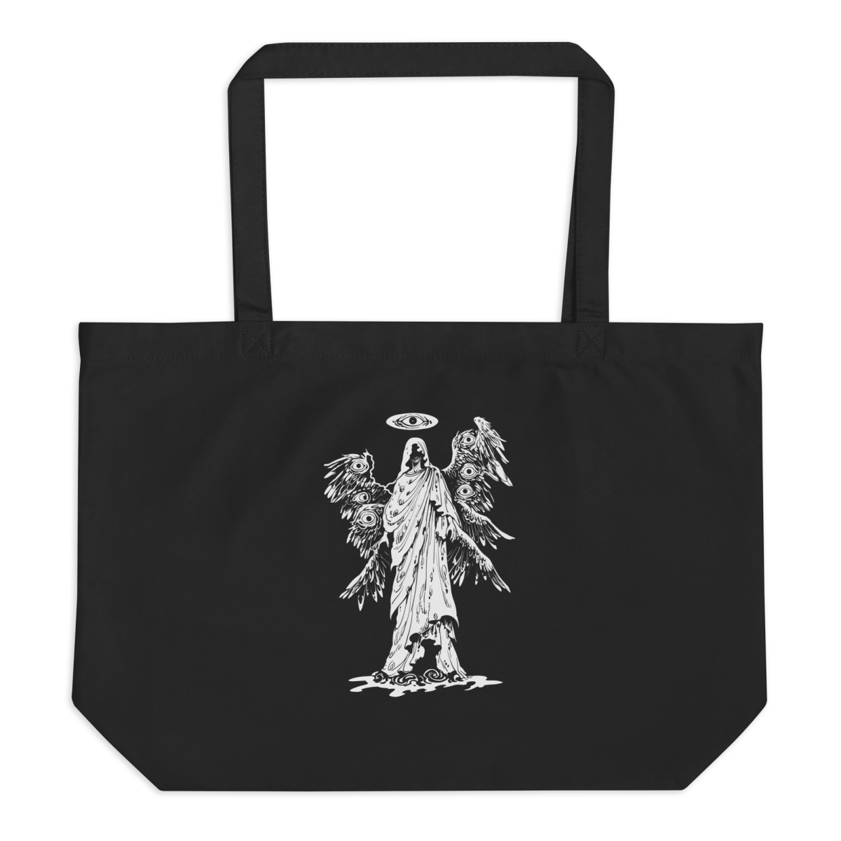 Biblical Angel - Large Organic Tote Bag - Brunirax Shoptote bag