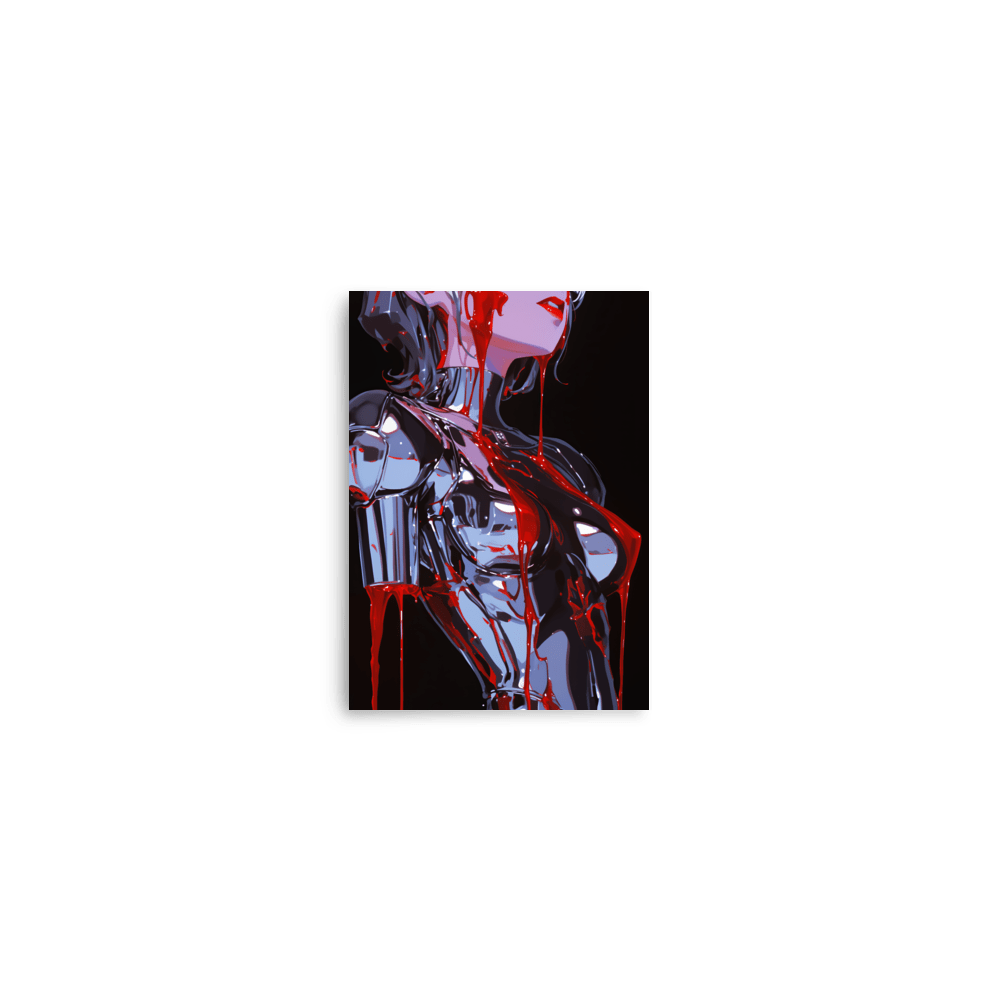 Chrome Bleeding Vampire Woman 2 - Poster - Brunirax Shop