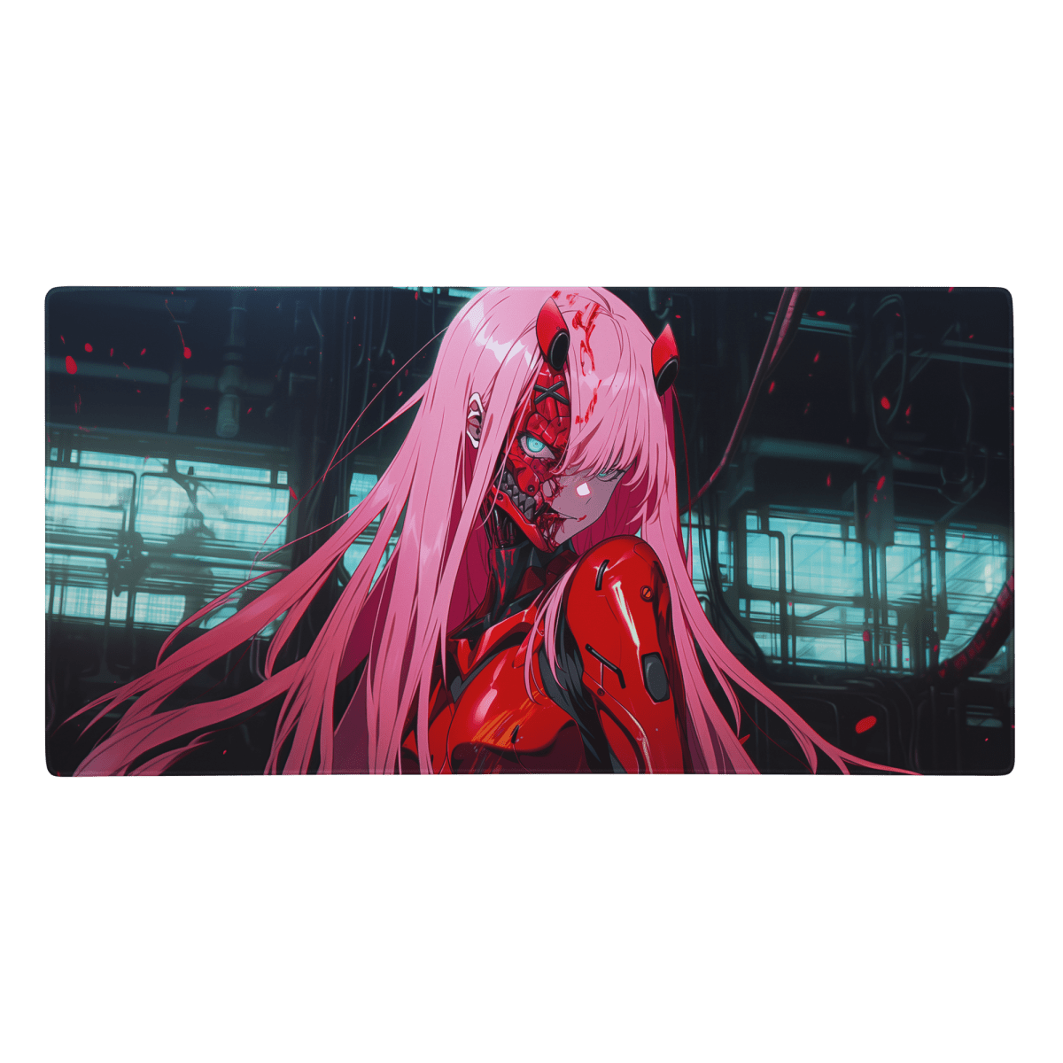 Cyber Demon Lady - Mousepad - Brunirax Shop