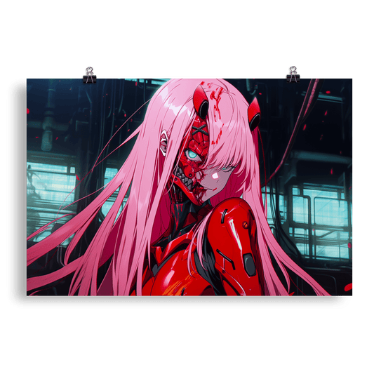 Cyber Demon Lady - Poster - Brunirax Shop