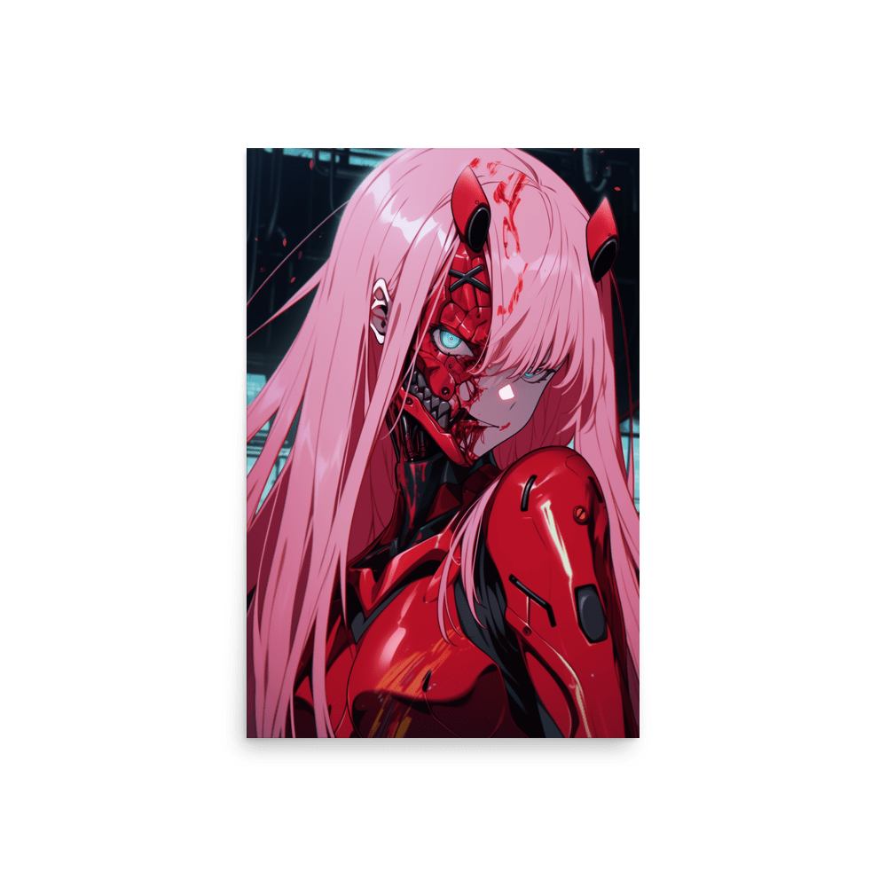 Cyber Demon Lady Vertical - Poster - Brunirax Shop