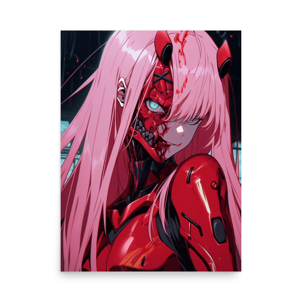 Cyber Demon Lady Vertical - Poster - Brunirax Shop