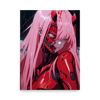 Cyber Demon Lady Vertical - Poster - Brunirax Shop