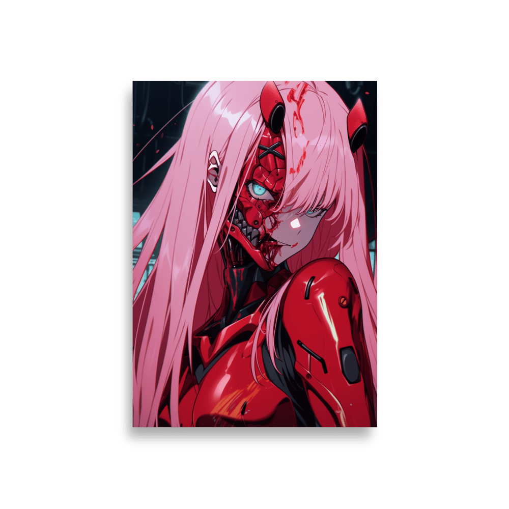 Cyber Demon Lady Vertical - Poster - Brunirax Shop