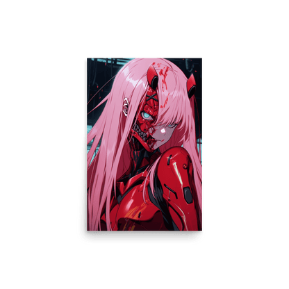 Cyber Demon Lady Vertical - Poster - Brunirax Shop