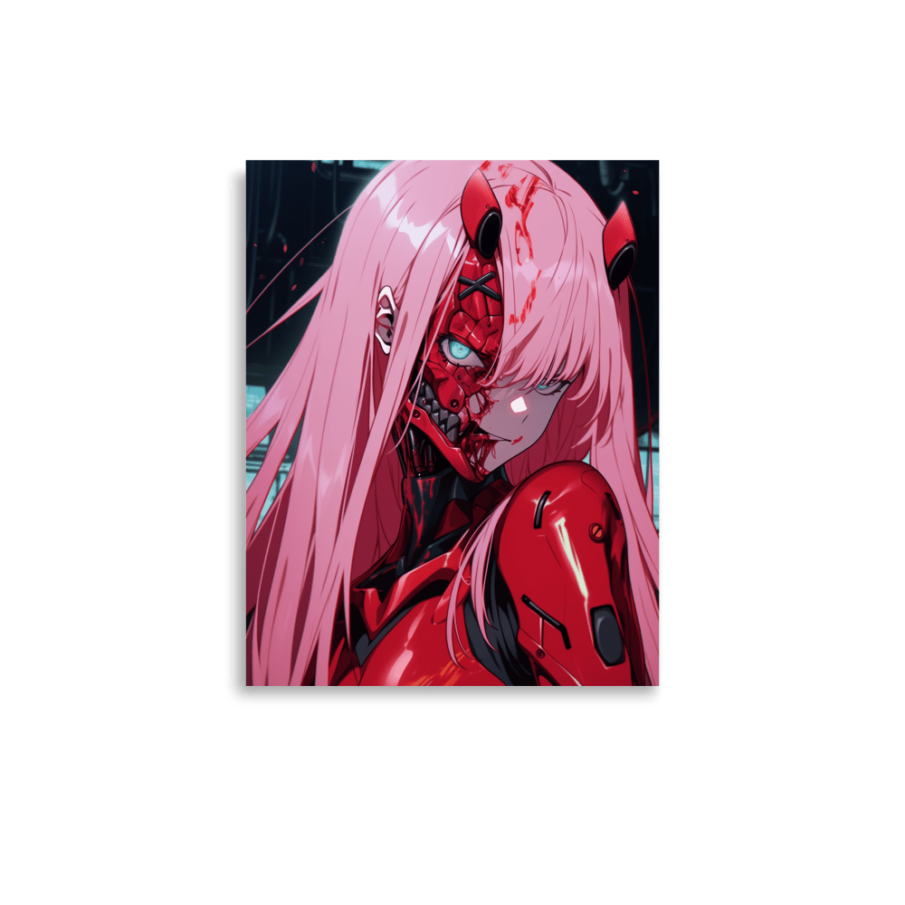 Cyber Demon Lady Vertical - Poster - Brunirax Shop