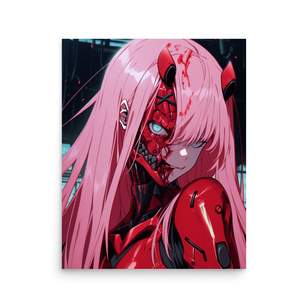 Cyber Demon Lady Vertical - Poster - Brunirax Shop