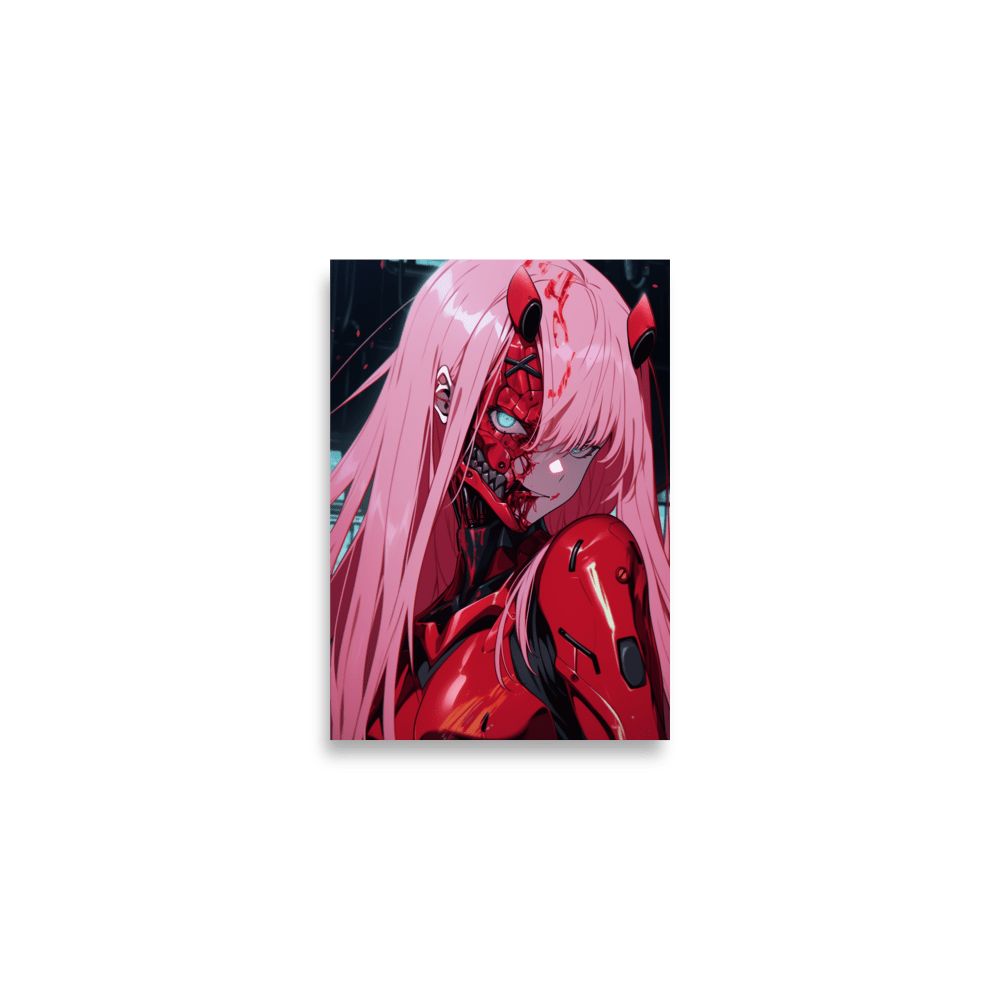 Cyber Demon Lady Vertical - Poster - Brunirax Shop