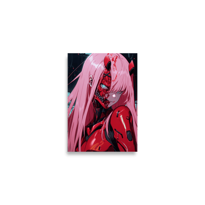 Cyber Demon Lady Vertical - Poster - Brunirax Shop