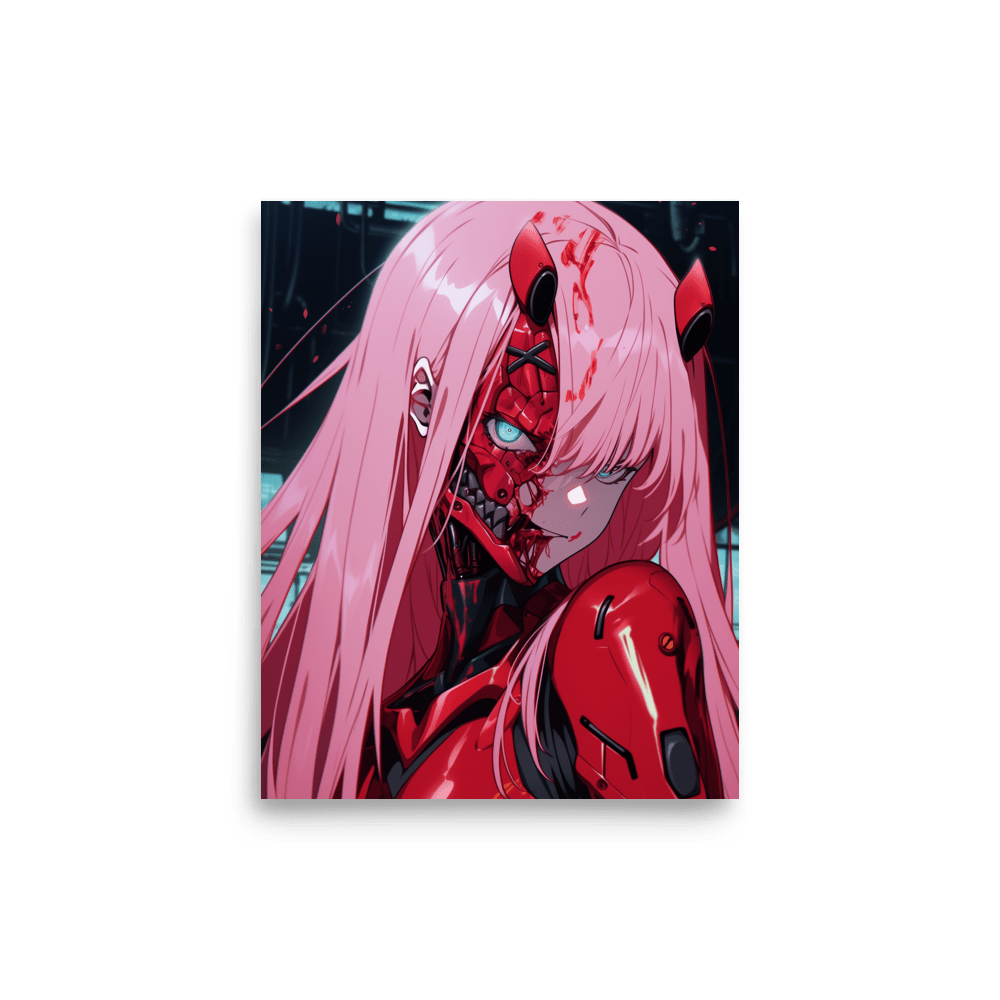 Cyber Demon Lady Vertical - Poster - Brunirax Shop