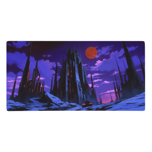 Cyber Vampire Castle - Mousepad - Brunirax Shop