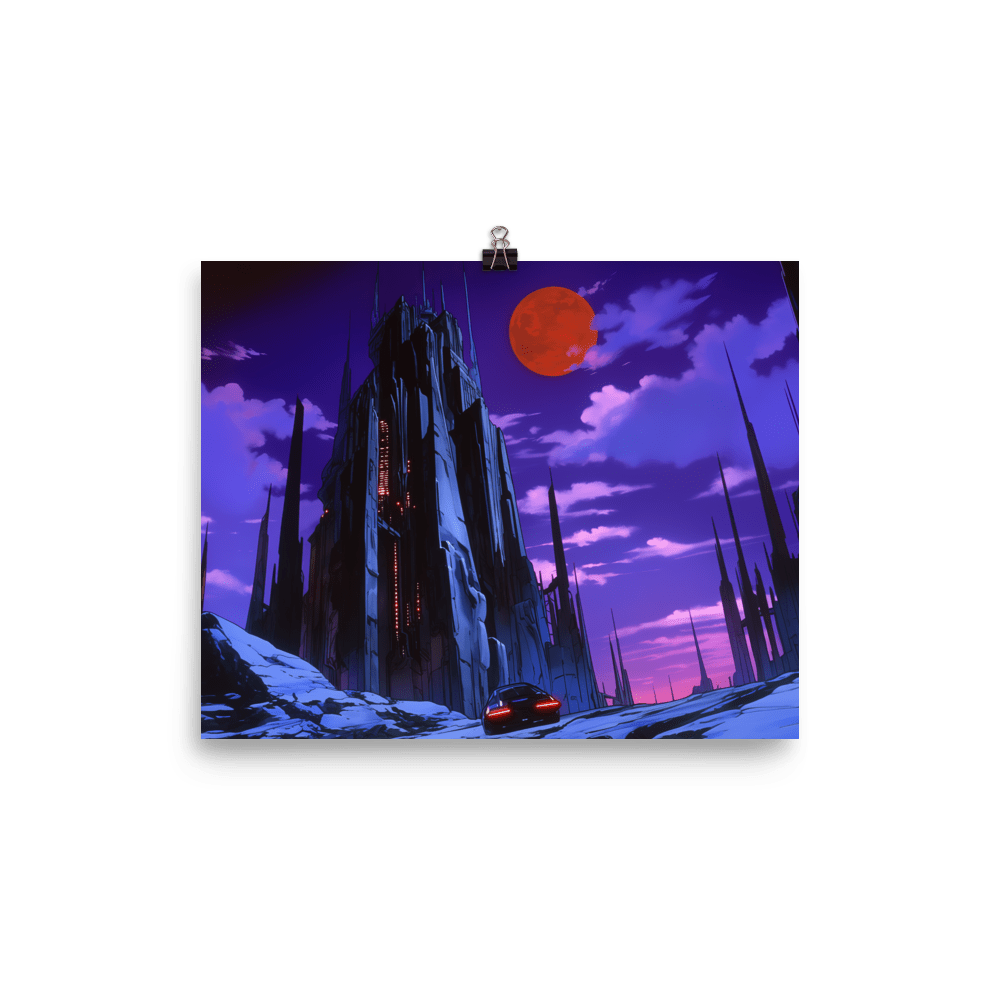 Cyber Vampire Castle - Poster - Brunirax Shop