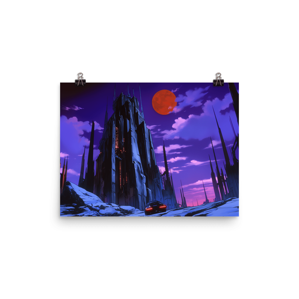 Cyber Vampire Castle - Poster - Brunirax Shop