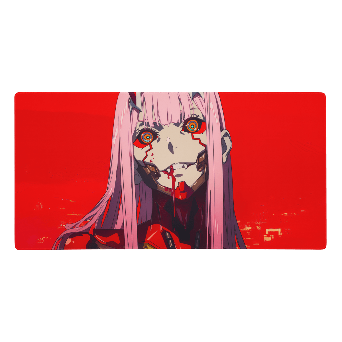 Cyber Vampire Lady - Mousepad - Brunirax Shop