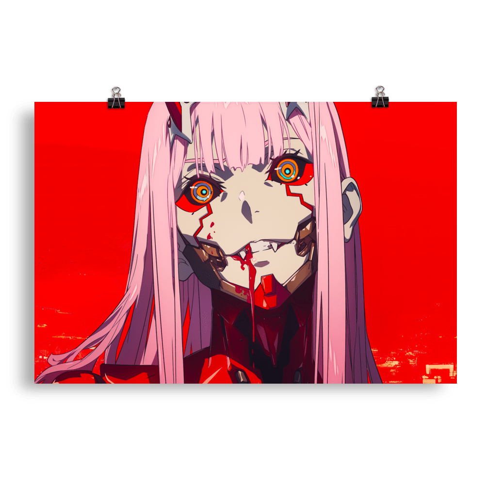 Cyber Vampire Lady - Poster - Brunirax Shop