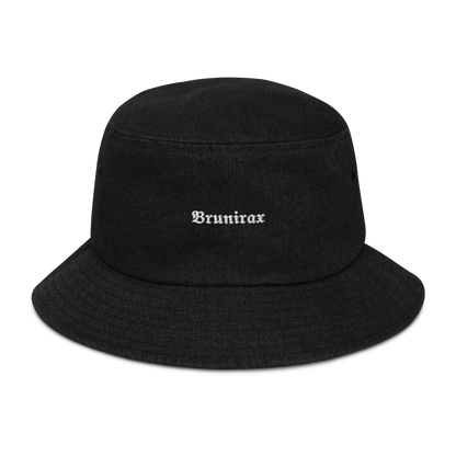 Denim Bucket Hat - Brunirax Smaller Logo - Brunirax Shop