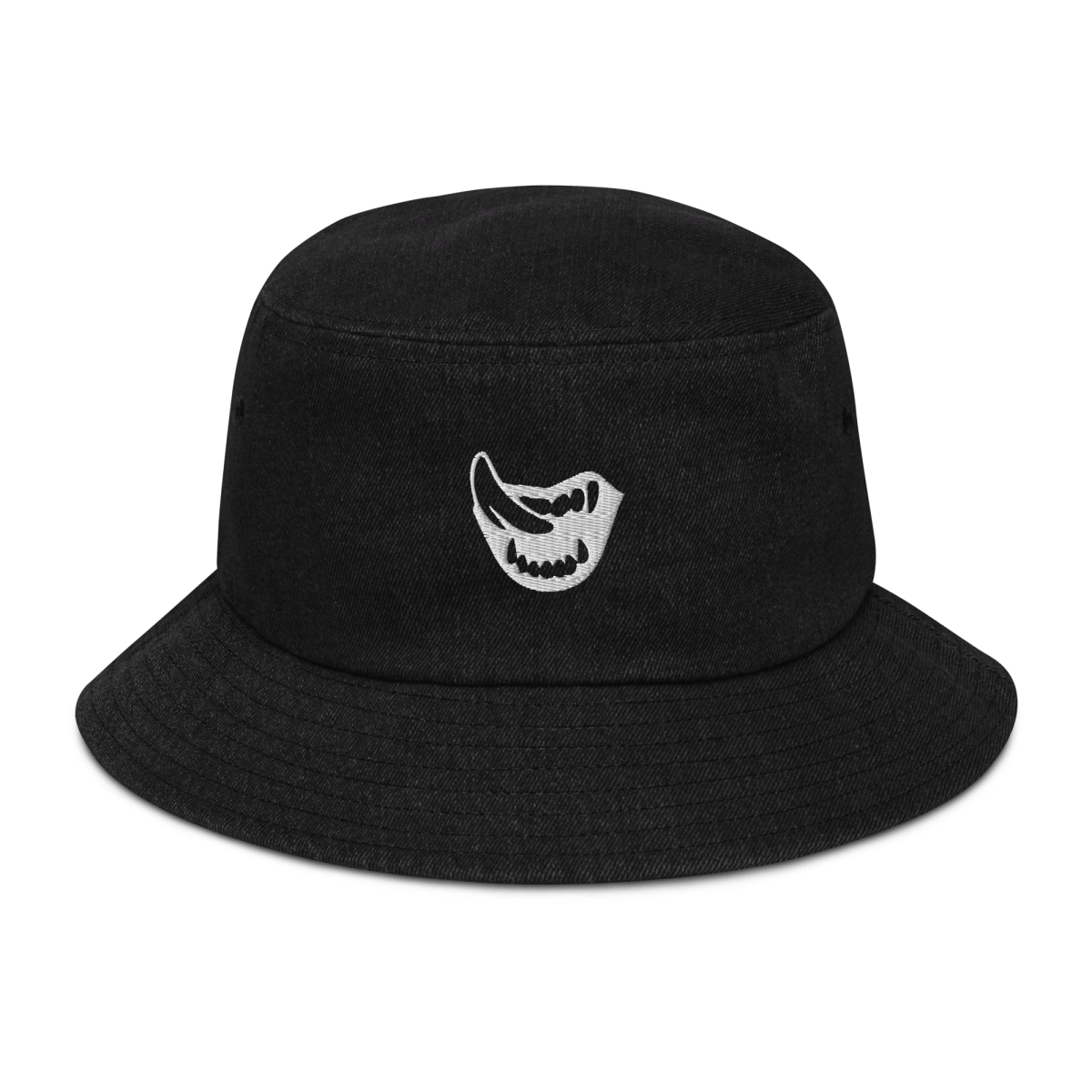 Denim Bucket Hat - Vampire Fangs - Brunirax Shop