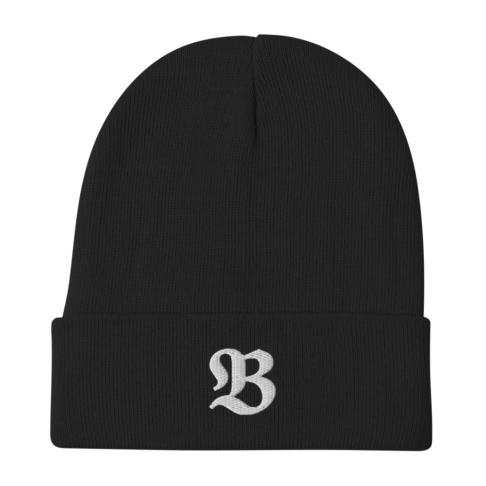 Embroidered Beanie Hat - B - Brunirax Shop