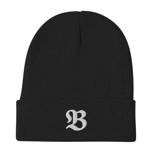 Embroidered Beanie Hat - B - Brunirax Shop