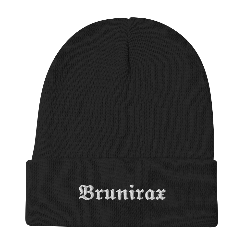 Embroidered Beanie Hat - Brunirax - Brunirax Shop