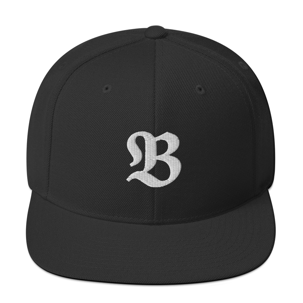 Embroidered Snapback Hat - B - Brunirax Shop