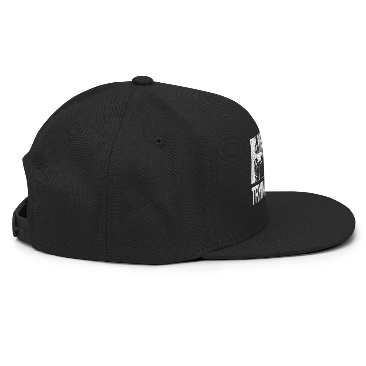 Embroidered Snapback Hat - Trying To Love - Brunirax Shop