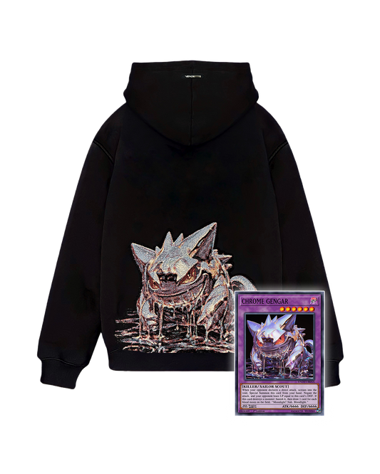 Chrome Monster  - Embroidered Tapestry Hoodie - Limited Edition