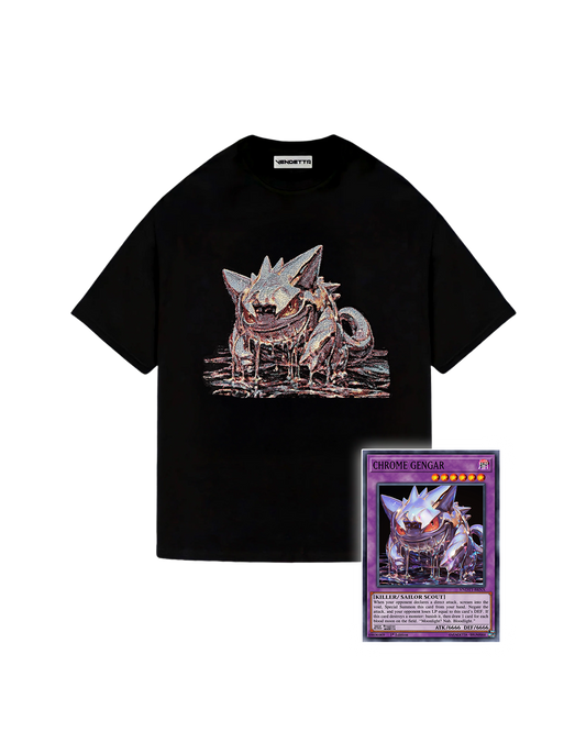 Chrome Monster - Embroidered Tapestry Tee - Limited Edition