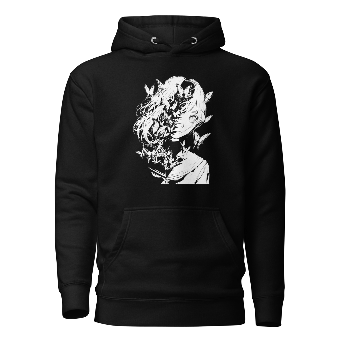 Horror Butterflies Girl 2 - Unisex Hoodie - Brunirax Shop