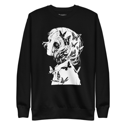 Horror Butterflies Girl - Unisex Sweatshirt - Brunirax Shop