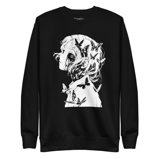 Horror Butterflies Girl - Unisex Sweatshirt - Brunirax Shop